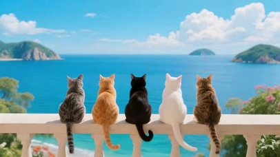 海边的猫咪