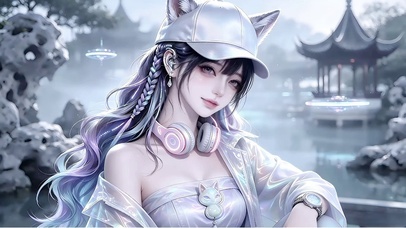 古园的狐耳少女
