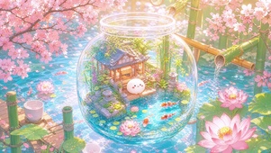 瓶中庭院