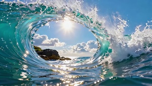 日光海浪环拱