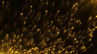 金色流动光效