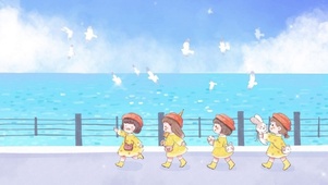 海边女孩儿