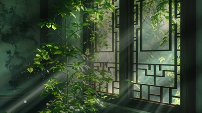 窗影