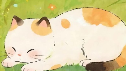 猫咪带鱼屏
