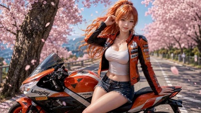 樱花机车女神
