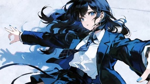 蓝色少女自由