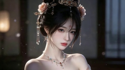 可爱国风女孩