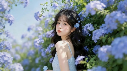 小清新可爱女孩