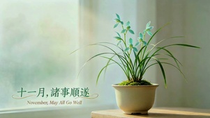 超治愈寒兰盆栽