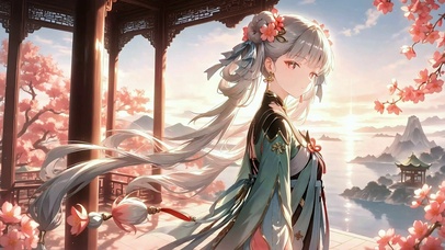 今汐丨高阁眺海丨