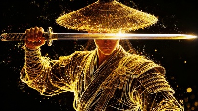 横持长刀的侠客