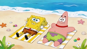 比奇堡的沙滩躺平时刻