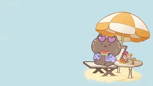 咖灰猫·海边吃瓜