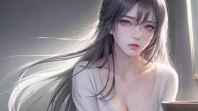 忧郁的毛衣女神23