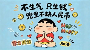 蜡笔小新努力搞钱