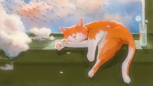 窗台上的猫_2