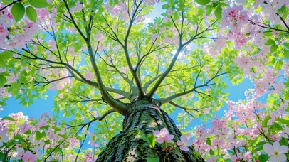 樱花树下