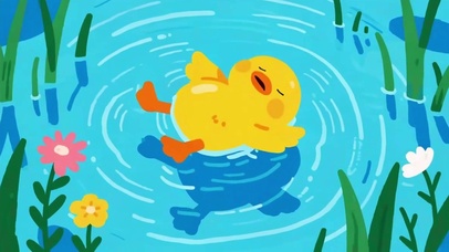 玩水小黄鸭