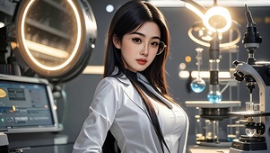 实验室美女科学家2