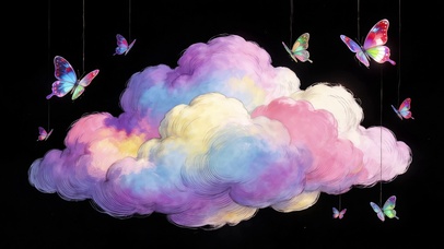 梦幻云蝶