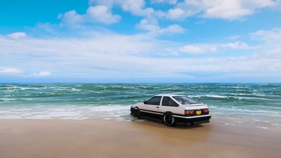 海边的AE86