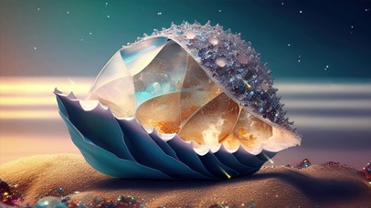 水晶贝壳