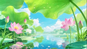 荷塘夏景