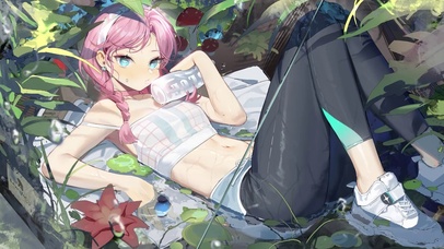 水中美女