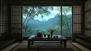 【雨景】山野小居
