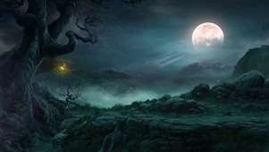 梦幻雾夜满月