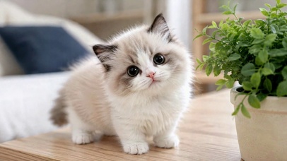 软萌可爱布偶小奶猫