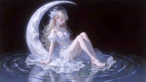 唯美明月仙子