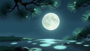 夜很美