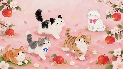 花间猫语 超萌