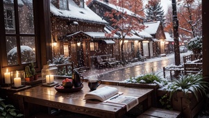 【雪景】窗外的雪