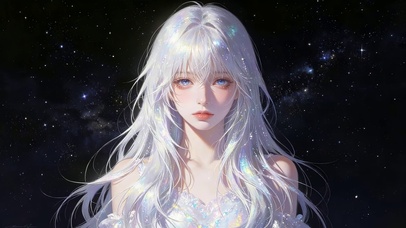 银发光效少女