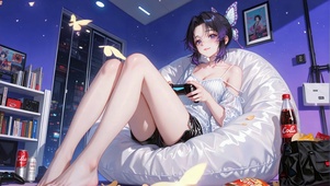 长腿游戏少女蝴蝶忍