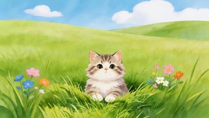 草原猫咪