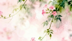 护眼树木带鱼屏