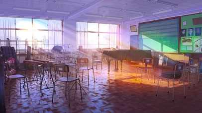 午间的音乐教室