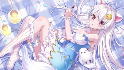 可爱长腿猫猫少女