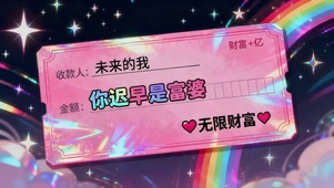 你迟早是个富婆