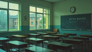 【雨景】毕业后的教室