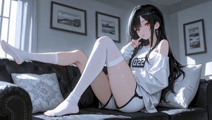 纯欲白丝女孩
