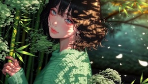 森林美女动态高清4k