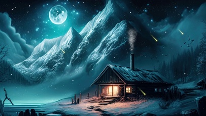 唯美夜空壁纸