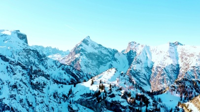 唯美壮观雪山4K