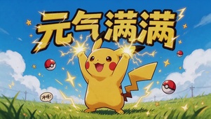 元气满满皮卡丘