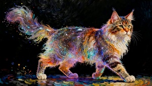 夜景猫咪