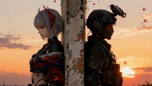 夕阳下的烟花-麦晓雯情侣cp